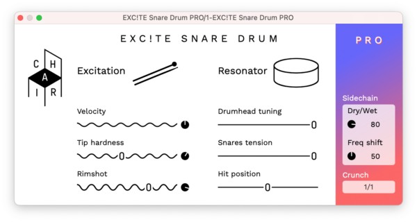 EXC!TE SNARE DRUM PRO [Digital]