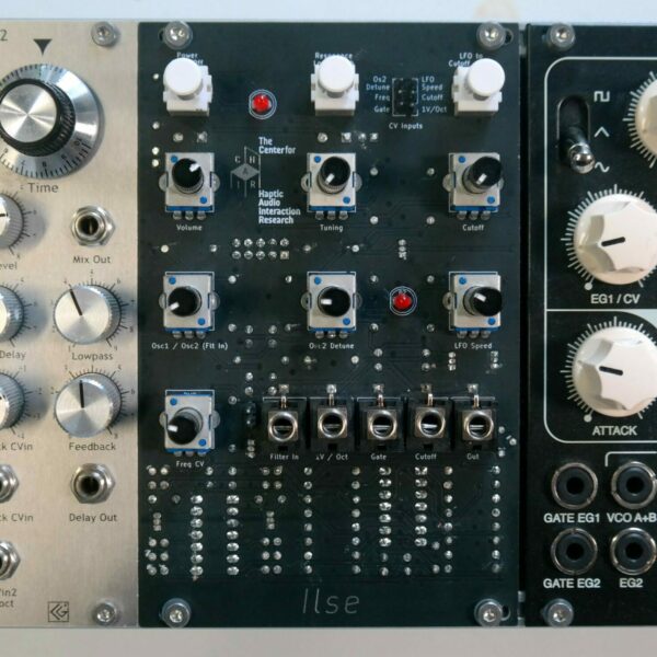 Ilse — A simple analog synthesizer module placed in a skiff